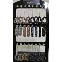 Σταντ με σκουλαρίκια 12 τεμαχίων κωδ.F0-211