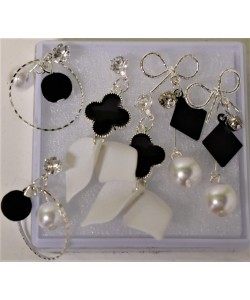 Σκουλαρίκια σε κουτάκι F0-408, 10 πακετα ( 20 ζευγαρια)