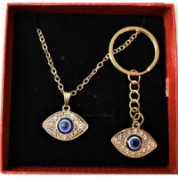 Koλιέ με μπρελόκ σε συσκευασία δώρου F0-416-2