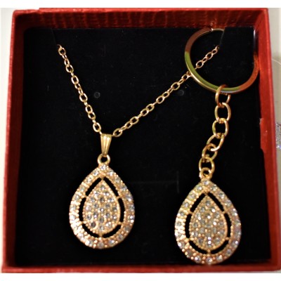 Koλιέ με μπρελόκ σε συσκευασία δώρου F0-416-3