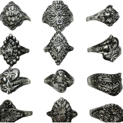 Σετ δαχτυλίδια 15τεμ. F0-854