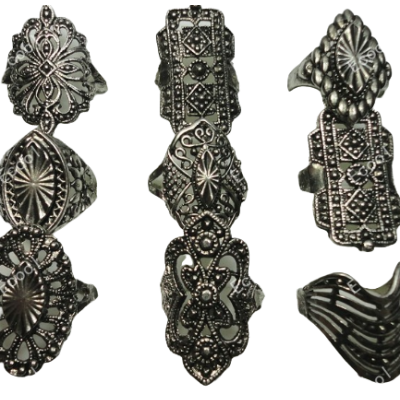 Σετ δαχτυλίδια 15τεμ. F0-855