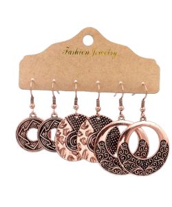 Σκουλαρίκια σετ F0-1162 Σκουλαρίκια σετ F0-1162