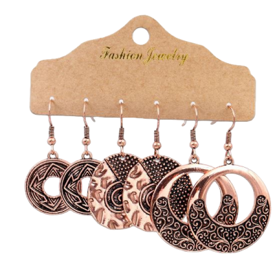 Σκουλαρίκια σετ F0-1162 Σκουλαρίκια σετ F0-1162