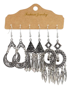 Σκουλαρίκια σετ F0-1163 Σκουλαρίκια σετ F0-1163