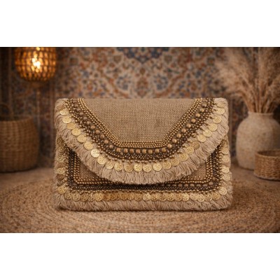 Γυναικείος φάκελος boho M-1502 Γυναικείος φάκελος boho M-1502