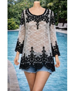 Γυναικεία μπλούζα δαντέλα LA-232 Γυναικεία μπλούζα δαντέλα LA-232