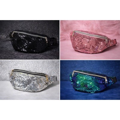 Τσαντάκι μέσης (beltbag) με παγιέτα Μ-1000-3